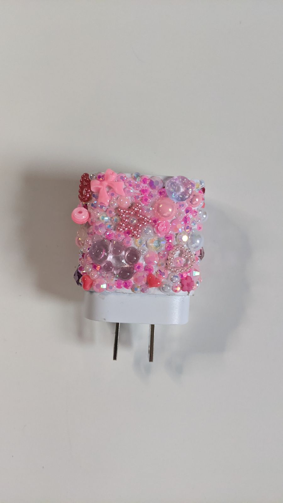 Pink Bedazzled Phone Charger Cord | Glam Accessories