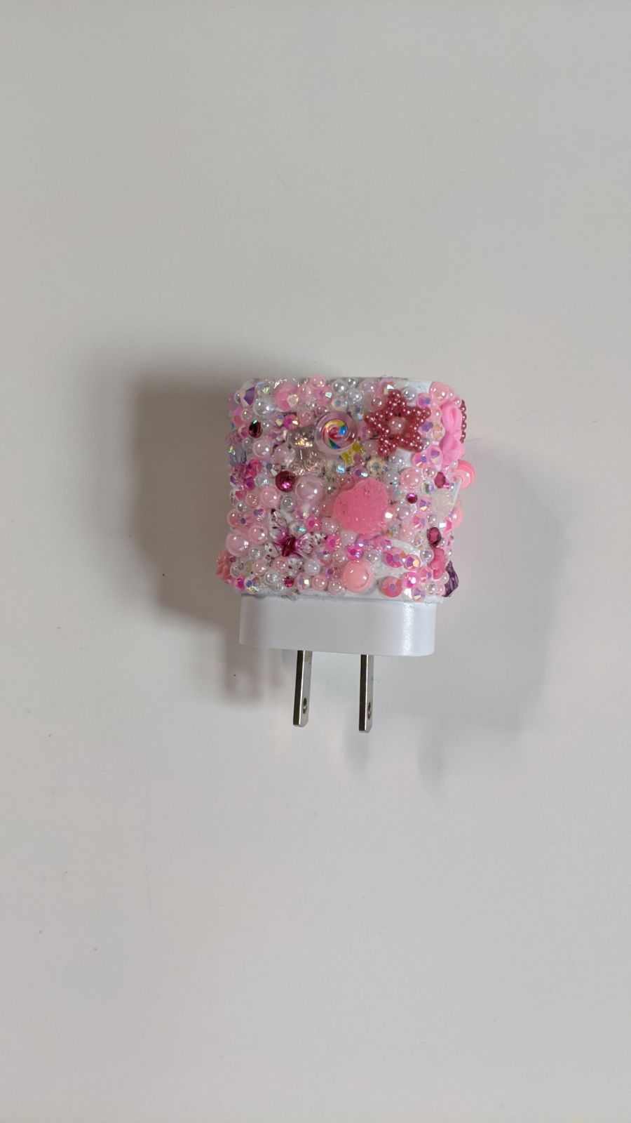 Pink Bedazzled Phone Charger Cord | Glam Accessories