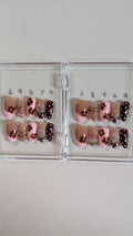Dotted Daydream Press-On Nails | Medium Almond Length