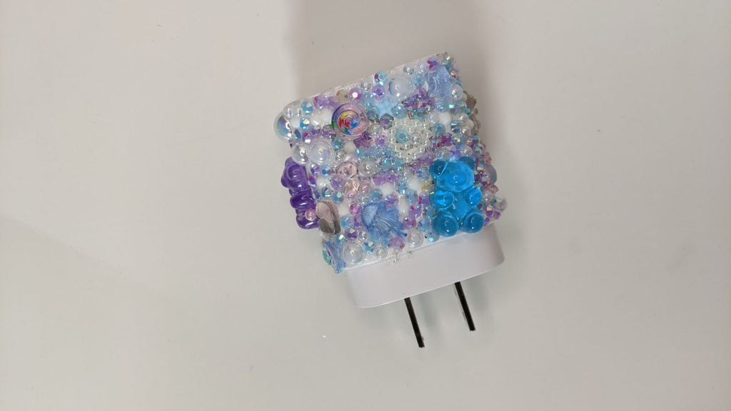 Purple Bedazzled Phone Charger Cord | Glam Accessories