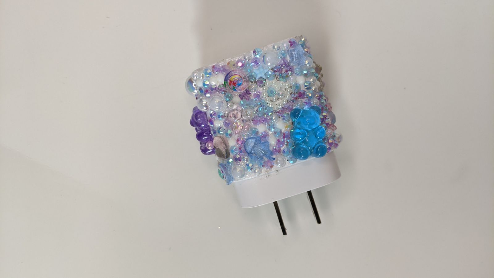 Purple Bedazzled Phone Charger Cord | Glam Accessories